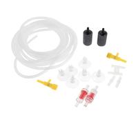 Gatuida 2ensembles Tuyaux pour Pompe à Air et Accessoires pour Aquarium Kit de Tuyauterie avec Raccords pour Pompe à Oxygène Clapets Anti-Retour et Ventouses