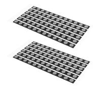 Gatuida 2feuilles Marqueurs de Suivi Optique Précis pour Scanners Points de Numérisation Réfléchissants Cibles à Réflecteur Angle pour Balayage et Référence