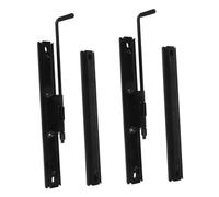 Gatuida 2paires Glissières De Siège Universelles Ajustables pour Go Kart Et Utv Kit De Rails De Montage De Siège Durable Position