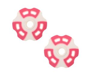 Gatuida 2pcs Paniers de Bâtons de Randonnée Ronds en Nylon, Accessoires de Ski, Installation Rapide, Adaptés aux Bâtons de Trekking pour Neige et Boue