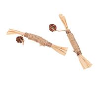 Gatuida 2Pièces Bâtonnets Silvervine Naturels pour Jouets à Mâcher pour Nettoyage Stimule Activité et Réduit Stress