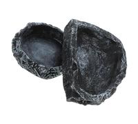 Gatuida 2pièces Bol à Eau pour Serpent Bol à Nourriture pour Reptile Lot de Petits Récipients pour Tortues Et Lézards