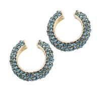 Gatuida 2pièces Boucles Oreilles Manchettes Épaisses Forme De c Avec Pour Femmes Bijoux à Clip Non Percés Pour Fêtes De Fin Année Et