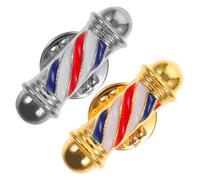 Gatuida 2pièces Broches Barbier Épingles Chemise Homme Avec Motif Tournant Décoration Barbier Chic Accessoires Personnalisables Pour Fête Et Quotidien