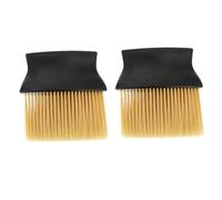Gatuida 2pièces Brosse de Nettoyage des Cheveux Balai pour Dépoussiérer le Visage Outil de Coiffure pour Nettoyer Clavier et Surfaces Précises