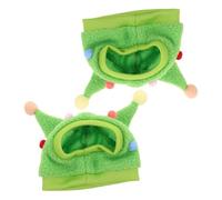 Gatuida 2pièces Casquette De Cosplay pour Dragon Barbu Chapeau avec Cornes pour Petit Animal Accessoires De Costume pour Hamster Gecko Vert Lot