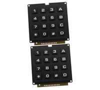 Gatuida 2pièces Clavier à Matrice Industrielle Module De Microcontrôleur Tactile Conception Compacte pour Projets Électroniques Touches De Clavier pour Applications Variées