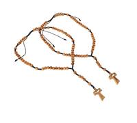 Gatuida 2pièces Collier Chaîne Pour Homme Collier Spirale Cordon De Suspendu Avec Perles Fait Main De Perles Vintage Symbole