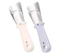 Gatuida 2pièces Grattoir à Glace Acier Inoxydable pour Congélateur Réfrigérateur Ustensile De Cuisine Pratique Et Facile à Nettoyer
