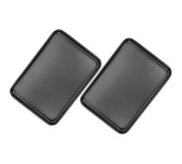 Gatuida 2Pièces Lot de Plaques de Cuisson Rectangulaires Acier Au Antiadhésif pour Pâtisserie et Cuisson Quotidienne Facile à Nettoyer Utiliser