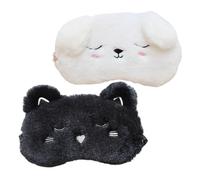 Gatuida 2pièces Masque De Sommeil Pour Yeux Portable Et Souple Pour Voyages Et Nuit Cache-yeux Pratique Pour Protéger Des Lumières