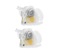 Gatuida 2pièces Mécanisme Inclinaison pour Stores Horizontaux Tige Hexagonale Plastique Enrouleur De Cordon Contrôle Inclinaison Transparent Remplacement pour Stores Vénitiens