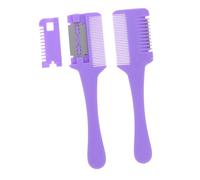 Gatuida 2pièces Peigne Coupe-cheveux Pour Pointes Fourchues Outil De Coupe Pour Cheveux Fins Et Épais Lot De Peignes Rasoir Tondeuse