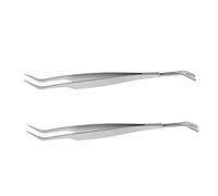 Gatuida 2Pièces Pince à Tiques Acier Inoxydable pour Animaux de Compagnie Outils de Nettoyage et Pratique pour Éliminer et Acariens
