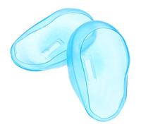 Gatuida 2pièces Protège-oreilles Silicone Pour Salon De Coiffure Étanche Réutilisable Lot De Bleu