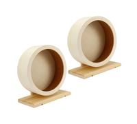 Gatuida 2pièces Roue Exercice Silencieuse pour Hamster Liège Lot de Adaptée Aux Petits Animaux comme Chinchillas Et Cochons