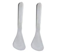 Gatuida 2pièces Spatule Maquillage Inoxydable Mini Spatule Cosmétique Pour Soin De Peau Bâton De Massage Pour Yeux Et Visage Outil De Beauté Pour Crème