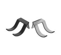 Gatuida 2pièces Support Mural Pour Sèche-cheveux Lot Fourche Double Pour Outils De Soins Capillaires Et Accessoires De Beauté Pour Salle De Bain Et Salon De Coiffure