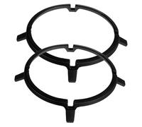 Gatuida 2pièces Support Pour Cuisinière à Gaz Manique Anneau Pour Wok Support Pour Casseroles De Cuisson Facile à Nettoyer Résistant à Hautes Températures Installation Simple Structure