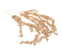 Gatuida 3 Branches de Baies Artificielles Dorées pour Fleur Mousse de Baies Résistante 3 Pièces Accessoire Noël Intérieur et Réception