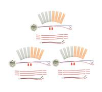 Gatuida 3 Ensembles Kit Scientifique Créatif Batterie de Fruits DIY Éducatif pour Expériences Scientifiques Générateur Énergie Métal Apprentissage Ludique pour Élèves