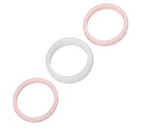 Gatuida 3 pièces Bagues Silicone pour Femmes Lot de Anneaux Décoratifs Confortables et Souples Adaptés Au Sport et Mariage Résistants Aux Rayures pour Entraînement de Force et Activités