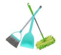 Gatuida 3 pièces Balai Garçon Fille Mini Balayette avec Pelle et Serpillière pour Garçons et Filles Nettoyage Facile et Complet