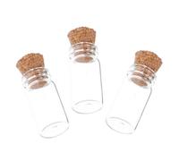 Gatuida 3 pièces Bocaux Miniatures pour Maison de Poupée avec Bouchon Accessoires de Jouets pour Pots à Bonbons et Épices Décoration pour Maison Poupée