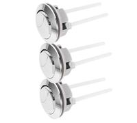 Gatuida 3 Pièces Boutons Poussoirs de Toilette Remplacement Double Chasse Mécanisme Haute Réactivité Compatible Réservoir Wc Accessoires Salle de Bain Élégants et Durables