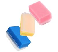 Gatuida 3 pièces Brosse Bain Brosse Sensorielle Douce Éponge Bain Massage Corps Entraînement Sensoriel Relaxation Rose Bleu Jaune