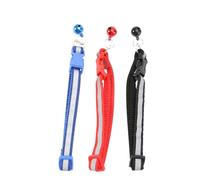 Gatuida 3 pièces Collier Réglable Réfléchissant pour Petits Chiens et avec Clochette Sécurité Nocturne Lot de Rouge Bleu Noir
