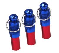 Gatuida 3 pièces Étiquette Identification pour Animaux Laiton Pendentif Tube Barillet Étanche pour Chiens et Accessoire Perte avec Espace pour Nom et Adresse