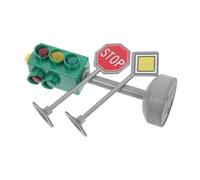Gatuida 3 pièces Feu de Circulation Éducatif pour Garçon Fille avec Voix et Lumière Simulateur de Signalisation Routière Sécurisé pour Apprentissage Précoce Sécurité Routière