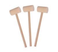 Gatuida 3 pièces Lot de Mini Marteaux pour Fruits de Mer Ustensiles de Cuisine Multifonctionnels pour Casser Coquillages Crustacés Maillets Compacts avec Prise Confortable pour Chefs et à
