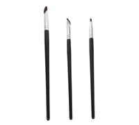 Gatuida 3 Pièces Makeup Eye Brushes Set Small Angled And Flat Eyeshadow Tools For Precise Eye Contouring Blending And Nose Definition Women