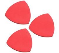 Gatuida 3 Pièces Médiators en Cuir Rouge Pratiques pour Ukulélé avec Amélioration du Son, Accessoires pour Instruments de Musique, Présent pour Guitaristes