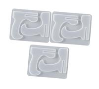 Gatuida 3 pièces Moule Silicone Support Téléphone pour DIY Époxy Résistant Création Originale Présentoir Multifonction