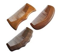 Gatuida 3 pièces Peigne Anti-statique Bois de Santal pour Femme Massage Du Chevelu Démêlage sans Frisottis Soin Naturel des Cheveux Pratique pour Coiffure