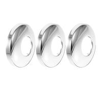 Gatuida 3 pièces Plaque Murale Acier Inoxydable Rosace de Recouvrement pour Robinet de Résistance Corrosion Décoration et Protection des Muraux