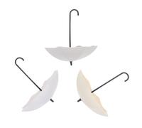 Gatuida 3 pièces Plateforme Murale pour Petits Animaux de Saut pour Hamster Nain Accessoire Exercice Sécurisé Plastique Décor Scandinave Blanc Gris