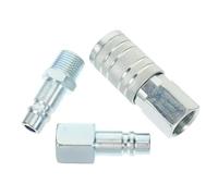 Gatuida 3 pièces Raccords Air Connecteurs Droits avec Filetage Externe et Interne pour Tuyaux Rv et Plomberie Installation Facile et Étanchéité