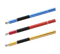 Gatuida 3 pièces Stylo Tablette Capacitif Double Embout avec Pointe Fine et Tête Conducteur pour Écran Tactile Stylet Précis sans Traces pour Dessin et Prise de Notes Portable et