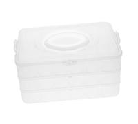 Gatuida 3 Plateau D'oeufs Récipient à Oeufs Pour Réfrigérateur Support D'oeuf Outil De Tuyauterie Pour Œufs à La Diable Porte-œuf Pour Réfrigérateur Transparent Plastique
