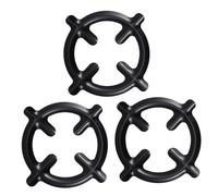 Gatuida 3 Supports de Brûleur Gaz en Fer Réducteur Feu Gaz pour Cafetière Surface Lisse sans Bavures Lot de 3