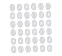 Gatuida 30 paires Embouts Dérapants Silicone Transparent pour Branches de Lunettes Protections Confortables et Invisibles pour Montures et Adapté à Lunettes de Vue Soleil