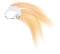 Gatuida 30 Pièces Anneaux Échantillons de Couleur de Cheveux Vrai Cheveu Kit de Test de Couleur pour Salon de Coiffure de Mèches pour Expérimentation de et Techniques de Coiffure