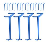 Gatuida 30 Pièces Dispositif de Tension Réglable pour Branches D'arbres Fruitiers en Abs Bleu, Haute Élasticité, Utilisation Personne, pour Vergers et Branches Hautes