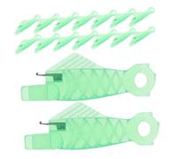 Gatuida 30 Pièces Enfile Aiguille à Bouche de Poisson Outil de Couture Pratique pour Rapide pour Broderie Projets de Bricolage
