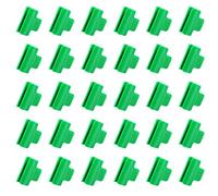 Gatuida 30 pièces Lot de Clips Tunnel Verts pour Bâche de Jardin Attaches Robustes pour Film Fixation Filet et Arceau Tunnel Compatible Acier Acier Inoxydable