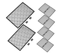 Gatuida 30 pièces Panneaux de Stationnement pour Voiture Télécommandée 4x4 Drift DIY Robuste Compatible Voitures Miniatures et Camions Panneau Maillé Réaliste pour Circuit Modélisme